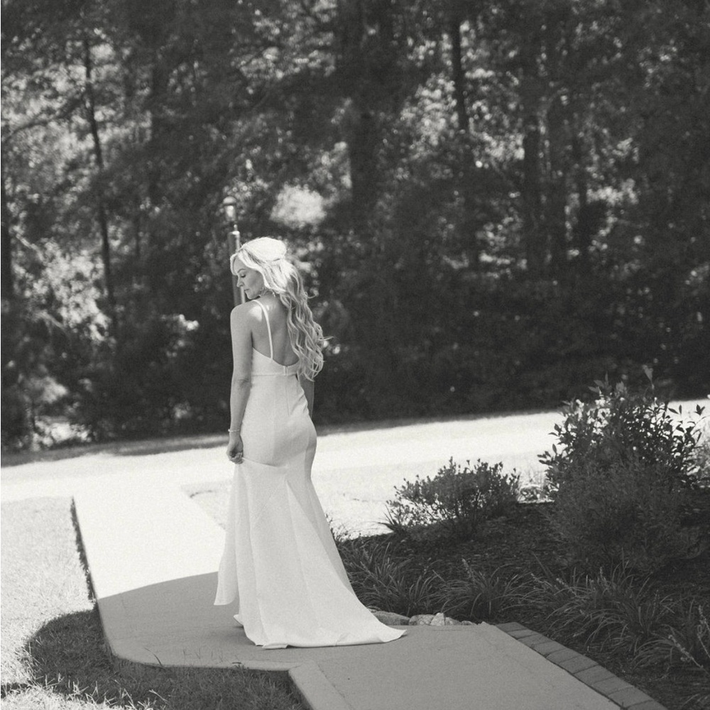 Elegant Modern Wedding Dress - Australian Designer